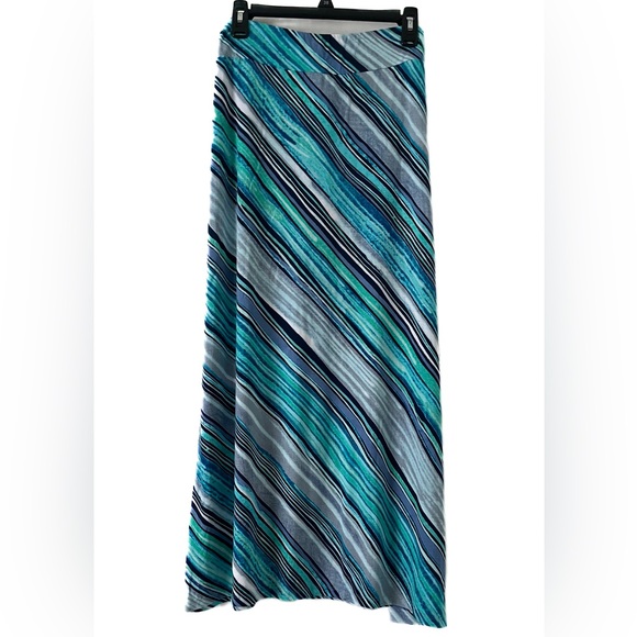 Liz Claiborne Dresses & Skirts - Liz Claiborne Turquoise & Blue Maxi Skirt